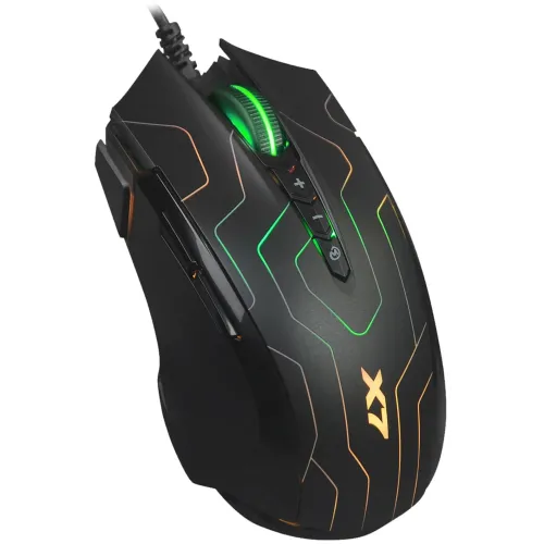 Мышь A4Tech X89 Maze черный оптическая 2400dpi USB 8but (X89 (MAZE))