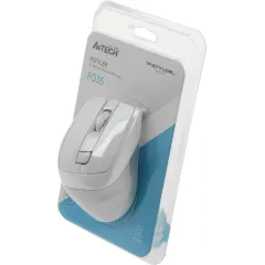 Мышь A4Tech Fstyler FG35 серебристый/белый оптическая 2000dpi беспров. USB 6but (FG35 SILVER)
