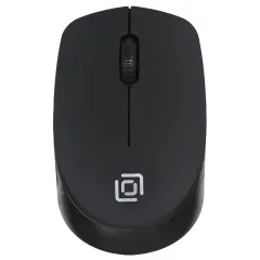 Мышь Оклик 486MW черный оптическая 1600dpi беспров. USB для ноутбука 3but (1196555)