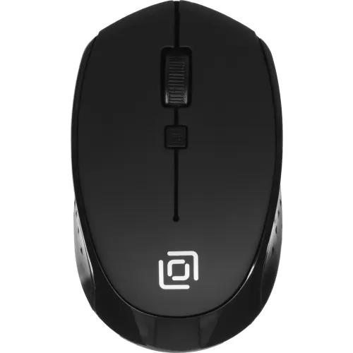 Мышь Оклик 488MW черный оптическая 1600dpi беспров. USB для ноутбука 4but (1196560)