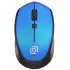 Мышь Оклик 488MW черный/синий оптическая 1600dpi беспров. USB для ноутбука 4but (1196569)