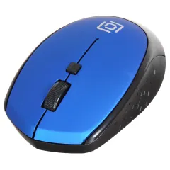 Мышь Оклик 488MW черный/синий оптическая 1600dpi беспров. USB для ноутбука 4but (1196569)