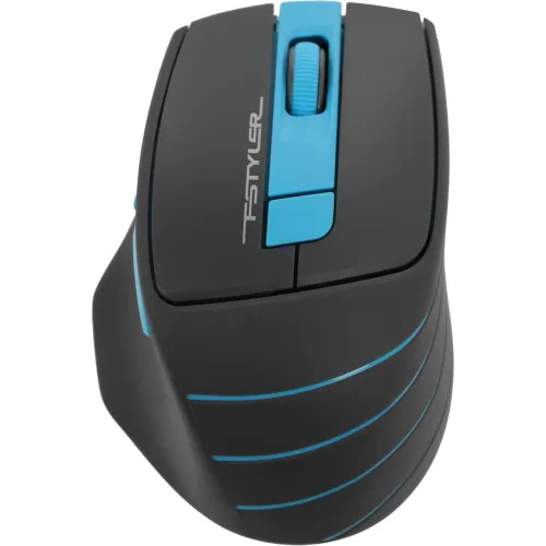Мышь A4Tech Fstyler FG30S серый/синий оптическая 2000dpi silent беспров. USB 5but (FG30S BLUE)