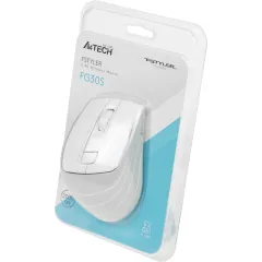 Мышь A4Tech Fstyler FG30S белый/серый оптическая 2000dpi silent беспров. USB 6but (FG30S WHITE)