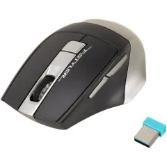Мышь A4Tech Fstyler FB35 серый оптическая 2000dpi беспров. BT/Radio USB для ноутбука 6but (FB35 SMOKY GREY)