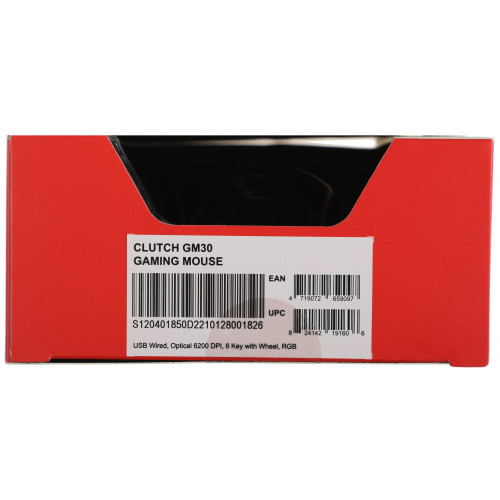 Мышь MSI Clutch GM30 черный оптическая 6200dpi USB 6but (S12-0401850-D22)