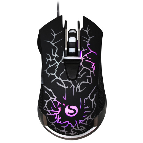 Мышь SunWind SW-M705G черный оптическая 3600dpi USB для ноутбука 6but (1422391)