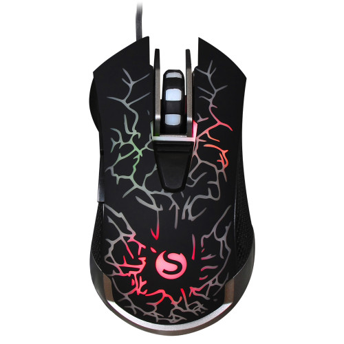 Мышь SunWind SW-M705G черный оптическая 3600dpi USB для ноутбука 6but (1422391)