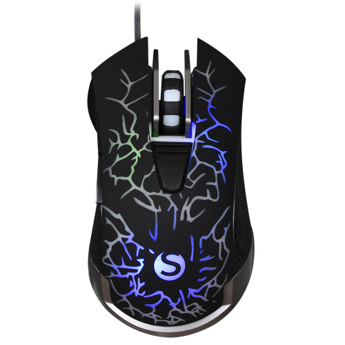 Мышь SunWind SW-M705G черный оптическая 3600dpi USB для ноутбука 6but (1422391)