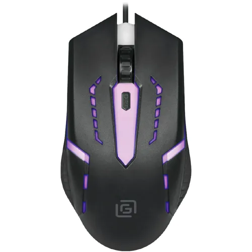 Мышь Оклик 398G черный оптическая 2400dpi USB для ноутбука 4but (1431665)