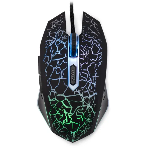 Мышь Оклик 896G черный оптическая 12800dpi USB для ноутбука 5but (1431690)