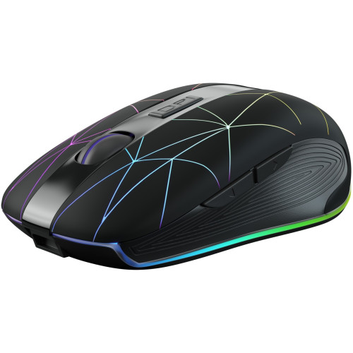 Мышь Оклик 976GW черный оптическая 3200dpi беспров. USB 6but (1431703)