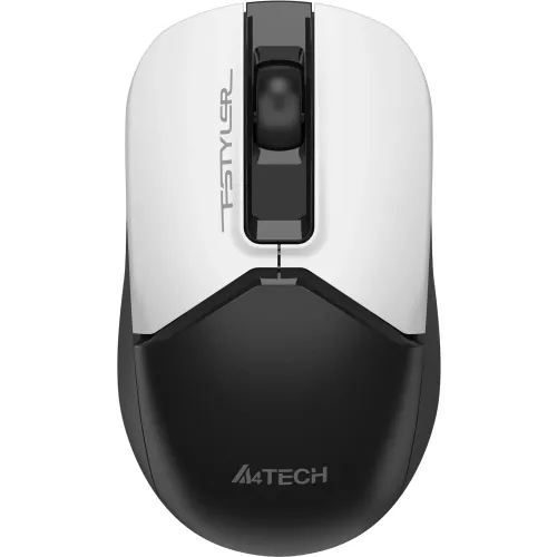 Мышь A4Tech Fstyler FG12 Panda белый/черный оптическая 1200dpi беспров. USB 3but