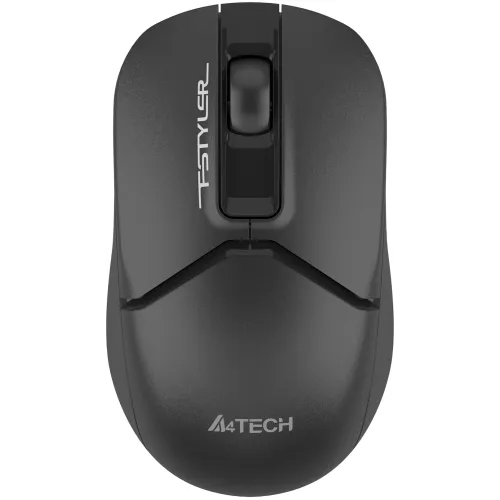 Мышь A4Tech Fstyler FG12S черный оптическая 1200dpi silent беспров. USB 3but (FG12S BLACK)