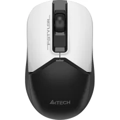 Мышь A4Tech Fstyler FG12S Panda белый/черный оптическая 1200dpi silent беспров. USB 3but