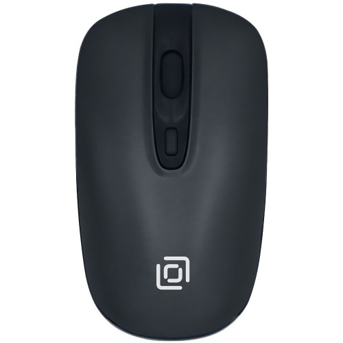 Мышь Оклик 600MW черный оптическая 1600dpi беспров. USB 4but (1487915)