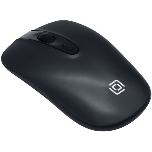 Мышь Оклик 600MW черный оптическая 1600dpi беспров. USB 4but (1487915)