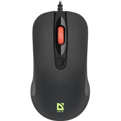 Мышь Defender Ultra Classic MB-280 черный оптическая 1600dpi USB 4but (52281)