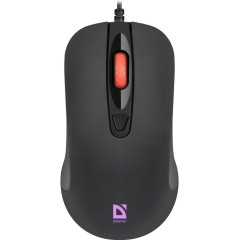 Мышь Defender Ultra Classic MB-280 черный оптическая 1600dpi USB 4but (52281)