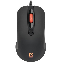 Мышь Defender Ultra Classic MB-280 черный оптическая 1600dpi USB 4but (52281)