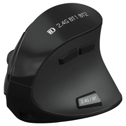 Мышь Оклик 990MW черный оптическая 2400dpi silent беспров. BT/Radio USB для ноутбука 9but (1533172)