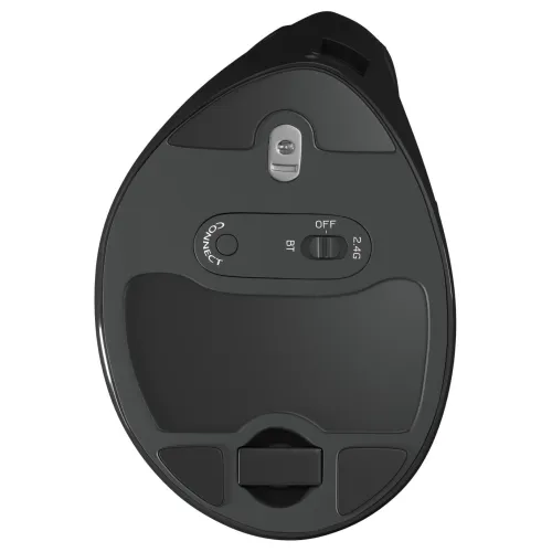 Мышь Оклик 990MW черный оптическая 2400dpi silent беспров. BT/Radio USB для ноутбука 9but (1533172)