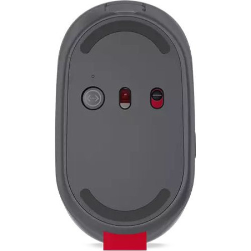 Мышь Lenovo Go серый оптическая 2400dpi беспров. USB-C для ноутбука 3but (GY51C21210)
