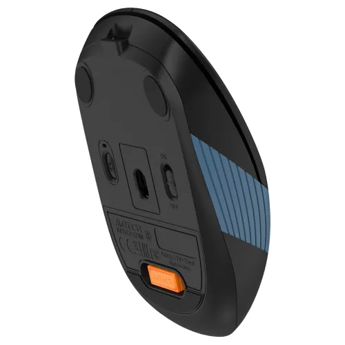 Мышь A4Tech Fstyler FB10C черный/синий оптическая 2000dpi беспров. BT/Radio USB 4but (FB10C ASH BLUE)
