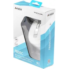 Мышь A4Tech Fstyler FB35C белый оптическая 2000dpi беспров. BT/Radio USB 6but (FB35C ICY WHITE)