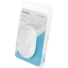 Мышь A4Tech Fstyler FB12 белый оптическая 1200dpi беспров. BT/Radio USB 3but (FB12 WHITE)
