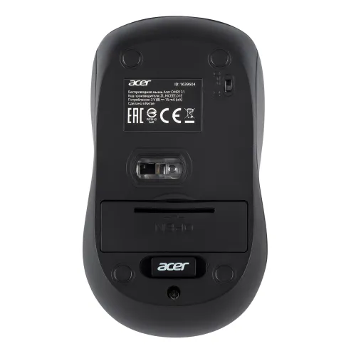 Мышь Acer OMR131 черный оптическая 1000dpi беспров. USB для ноутбука 3but (ZL.MCEEE.01E)