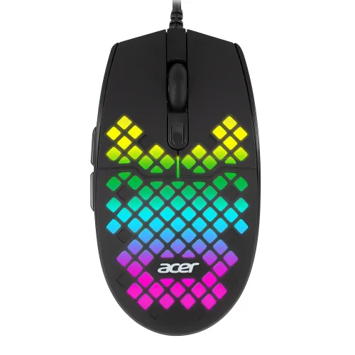 Мышь Acer OMW134 черный оптическая 6400dpi USB 6but (ZL.MCEEE.018)