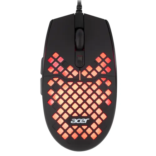 Мышь Acer OMW134 черный оптическая 6400dpi USB 6but (ZL.MCEEE.018)