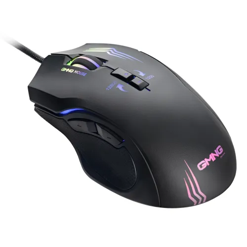 Мышь GMNG 930GM черный оптическая 12800dpi USB для ноутбука 7but