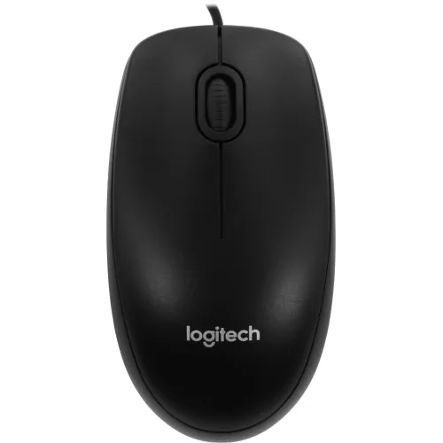 Мышь Logitech B100 черный оптическая 1000dpi USB 2but (910-006605)