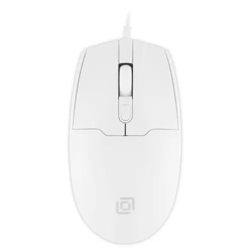 Мышь Оклик 147M белый оптическая 2000dpi USB 4but (1868746)