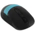 Мышь Оклик 310MW черный/синий оптическая 3200dpi беспров. USB для ноутбука 4but (1869090)