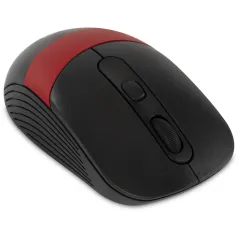 Мышь Оклик 310MW черный/красный оптическая 3200dpi беспров. USB для ноутбука 4but (1869093)