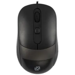 Мышь Оклик 310M черный/серый оптическая 2400dpi USB для ноутбука 4but (1869096)