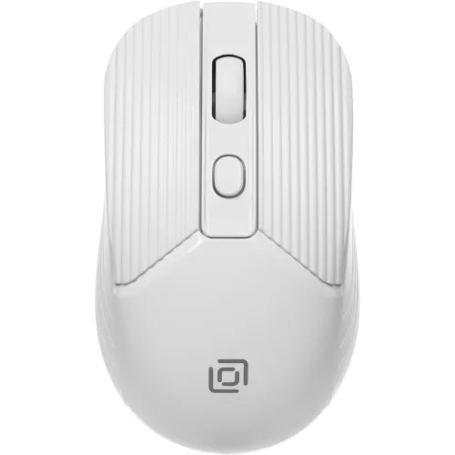 Мышь Оклик 509MW white белый оптическая 1600dpi беспров. USB для ноутбука 4but (1885186)
