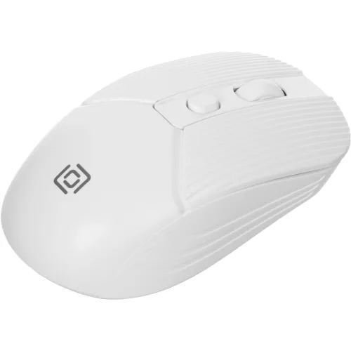 Мышь Оклик 509MW white белый оптическая 1600dpi беспров. USB для ноутбука 4but (1885186)