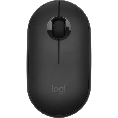 Мышь Logitech Pebble M350 темно-серый оптическая 1000dpi silent беспров. BT/Radio USB для ноутбука 3but (910-005576)