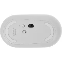 Мышь Logitech Pebble M350 белый оптическая 1000dpi silent беспров. BT/Radio USB для ноутбука 3but (910-005541)