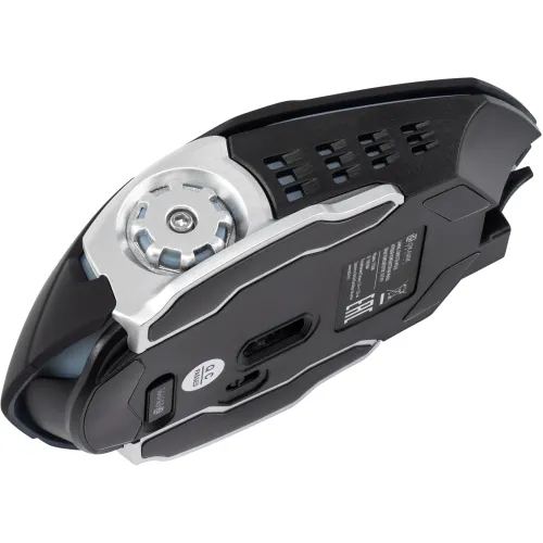 Мышь Оклик 770GW черный/серебристый оптическая 3600dpi беспров. USB для ноутбука 6but