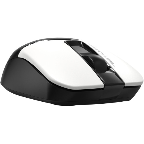 Мышь A4Tech Fstyler FB12S черный/белый оптическая 1200dpi silent беспров. BT/Radio USB 2but (FB12S USB PANDA)