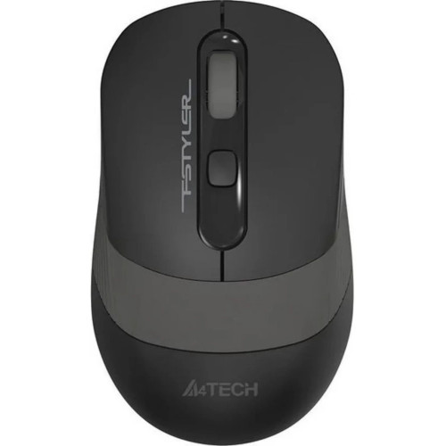Мышь A4Tech Fstyler FM10S черный/серый оптическая 1600dpi silent USB 3but (FM10S USB GREY)