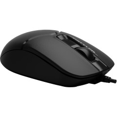 Мышь A4Tech Fstyler FM12T черный оптическая 1200dpi USB для ноутбука 2but (FM12T BLACK)