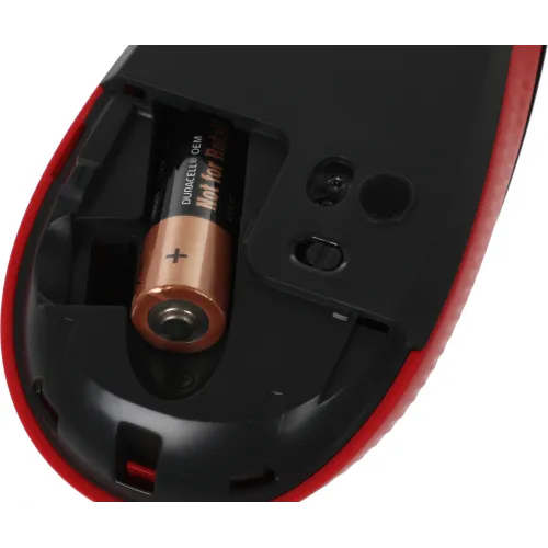 Мышь Logitech M190 черный/красный оптическая 1000dpi беспров. USB 2but (910-005926)