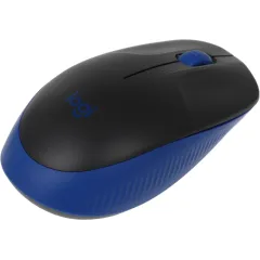 Мышь Logitech M190 черный/синий оптическая 1000dpi беспров. USB 2but (910-005925)