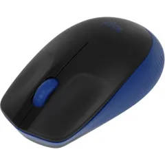 Мышь Logitech M190 черный/синий оптическая 1000dpi беспров. USB 2but (910-005925)
